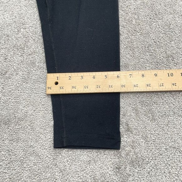Lands' End Lounge Pull On Pants Womens Large Black Tapered Stretch Elastic 31x27 - Picture 8 of 10
